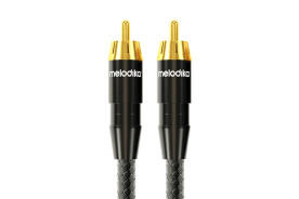 Melodika MD2RD20 Black Edition - przewód 2xRCA/2xRCA | interkonekt stereo o długości 2 m