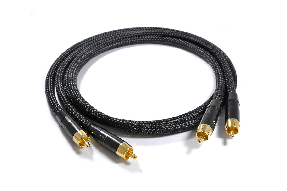 Melodika MD2RD25 Black Edition - przewód 2xRCA/2xRCA | interkonekt stereo o długości 2,5 m