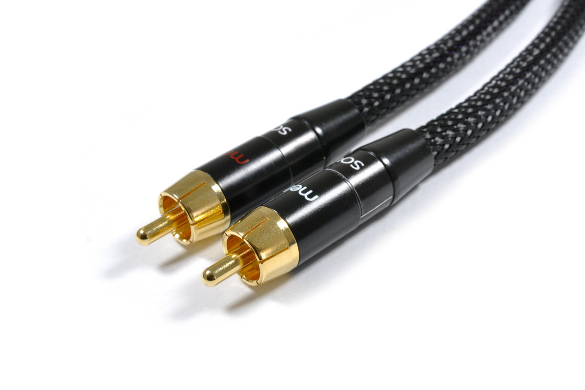 Melodika MD2RD70 Black Edition - przewód 2xRCA/2xRCA | interkonekt stereo o długości 7 m