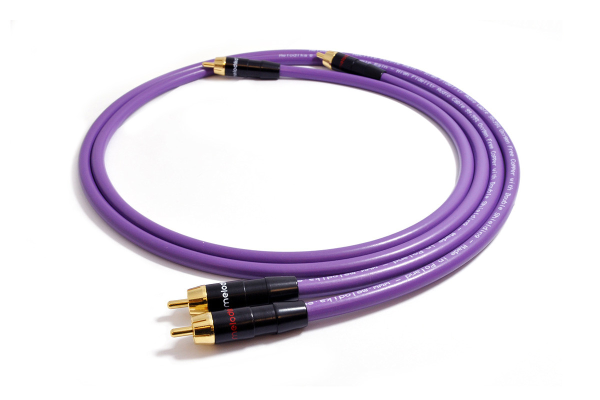 Melodika MD2R20 - przewód 2xRCA/2xRCA | interkonekt stereo o długości 2 m