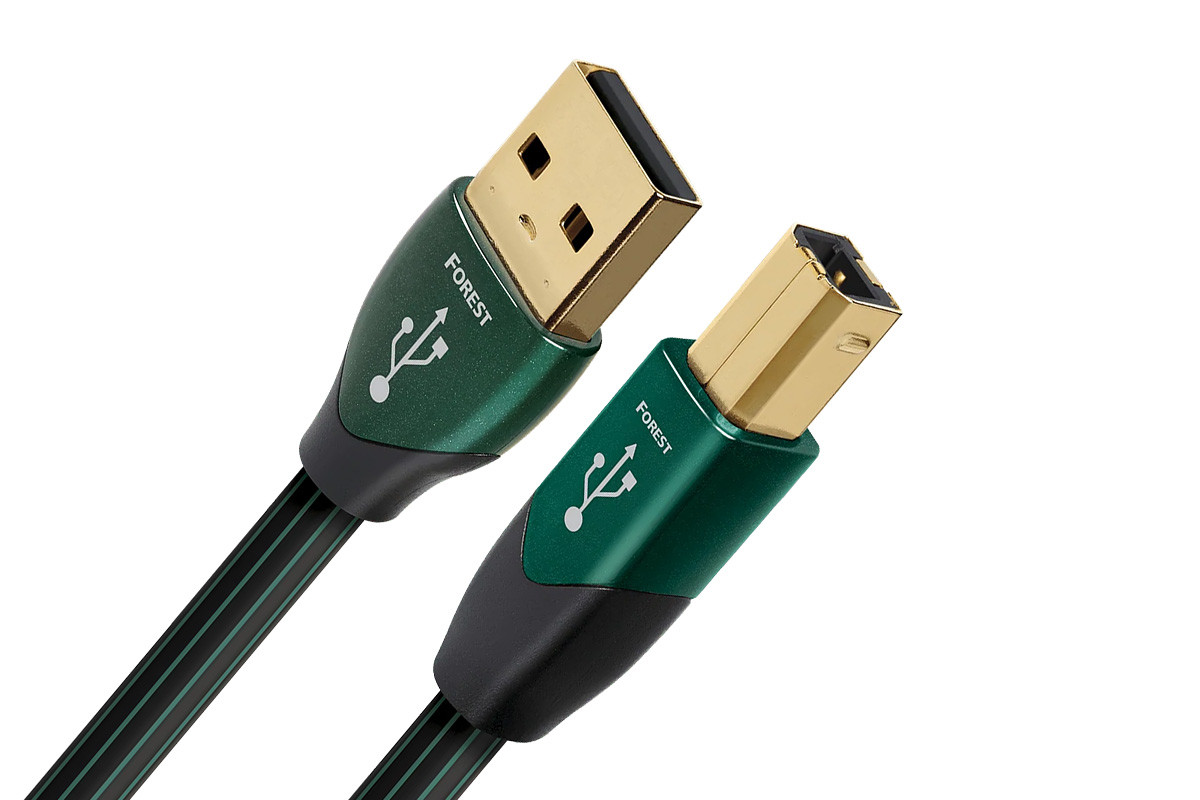 Audioquest Forest USB A/B - przewód USB 2.0 A/B o długości 0,75 m