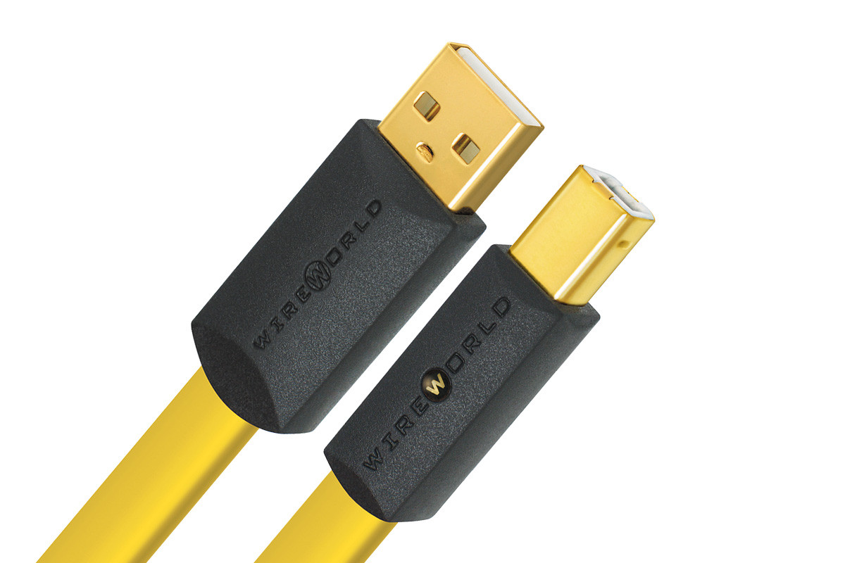 Wireworld Chroma 8 C2AB/0,6 - przewód USB 2.0 A/B o długości 0,6 m