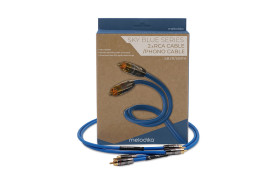 Melodika Sky Blue SB2R20 - przewód 2xRCA/2xRCA | interkonekt stereo o długości 2 m