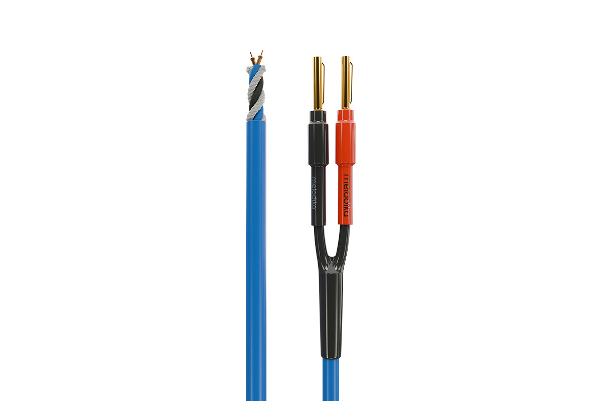 Melodika Sky Blue SBSC1530 - kabel głośnikowy | konfekcjonowany 2x 3 m