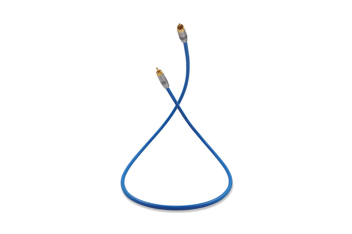 Melodika Sky Blue SBCX20 - przewód 1xRCA/1xRCA typu coaxial o długości 2 m