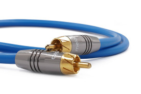 Melodika Sky Blue SBCX80 - przewód 1xRCA/1xRCA typu coaxial o długości 8 m Melodika Sky Blue SBCX80 - przewód 1xRCA/1xRCA typu coaxial o długości 8 m