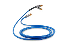 Melodika Sky Blue SBSWY15 - przewód do subwoofera 1xRCA/2xRCA typu Y - o długości 1,5 m