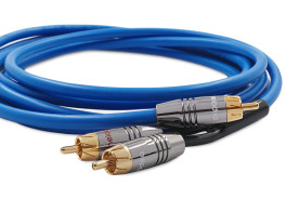 Melodika Sky Blue SBSWY150 - przewód do subwoofera 1xRCA/2xRCA typu Y - o długości 15 m