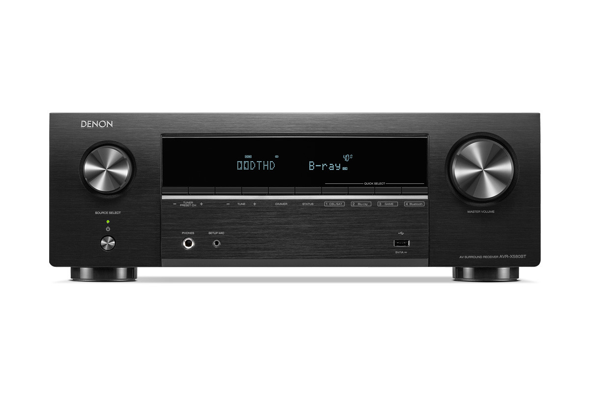 Denon AVR-X580BT - amplituner wielokanałowy