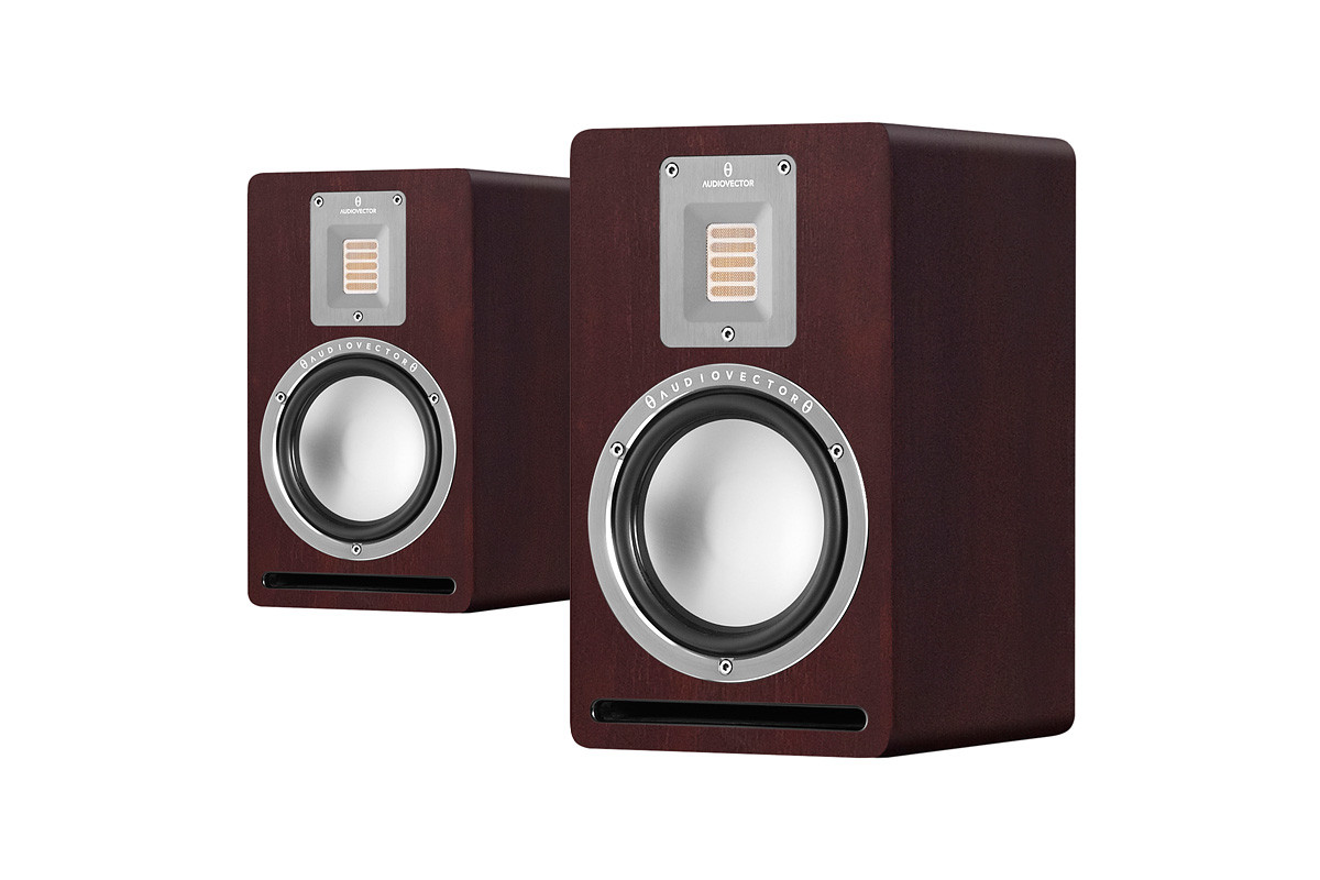 Audiovector QR 1 Dark Walnut - kolumny podstawkowe