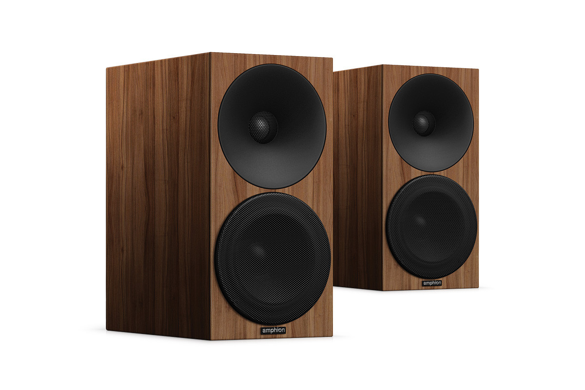 Amphion Helium 510 Walnut - kolumny podstawkowe