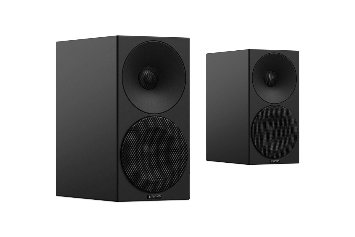 Amphion Helium 410 Black - kolumny podstawkowe