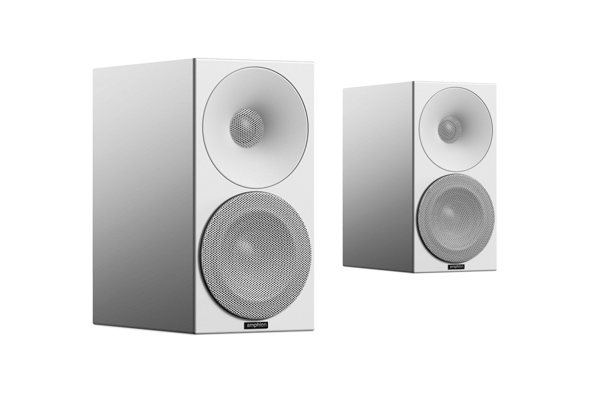 Amphion Helium 410 Full White - kolumny podstawkowe