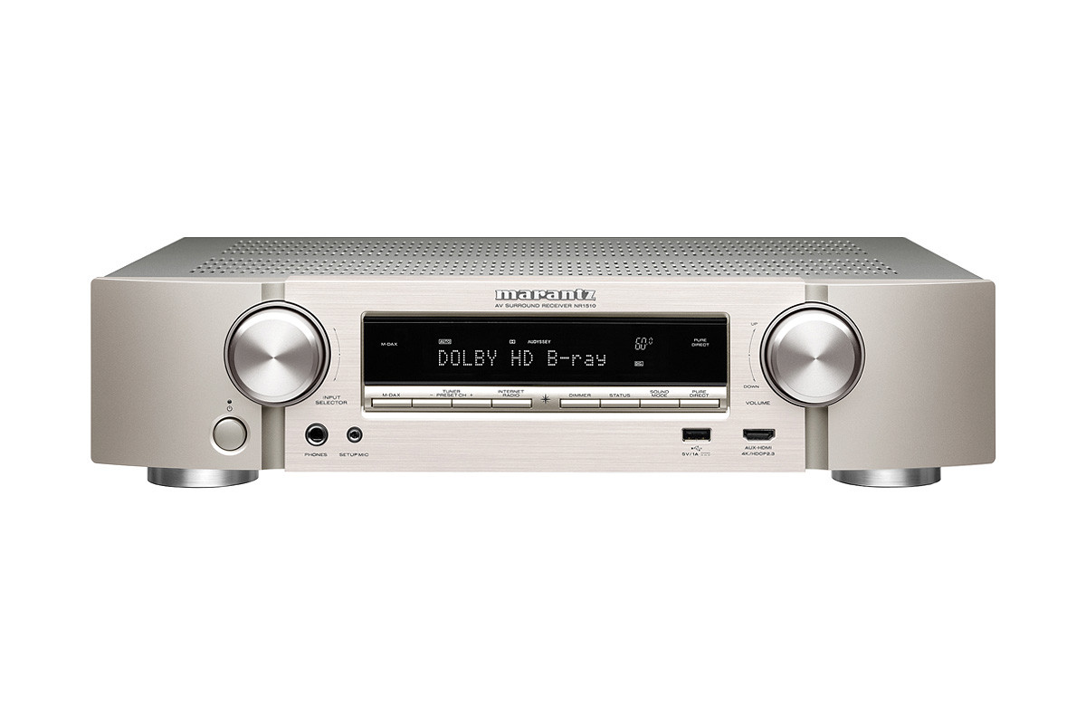 Marantz NR1510 Silver/Gold - amplituner wielokanałowy