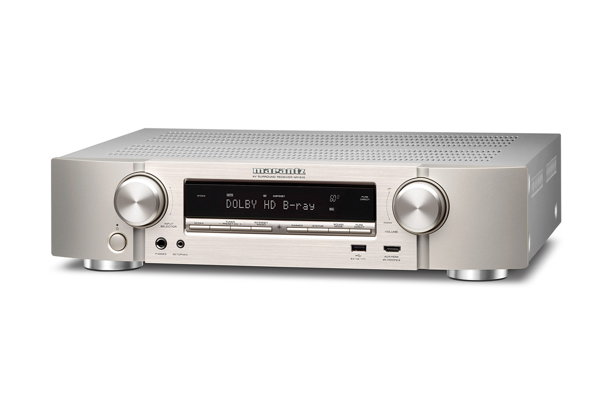 Marantz NR1510 Silver/Gold - amplituner wielokanałowy Marantz NR1510 Silver/Gold - amplituner wielokanałowy