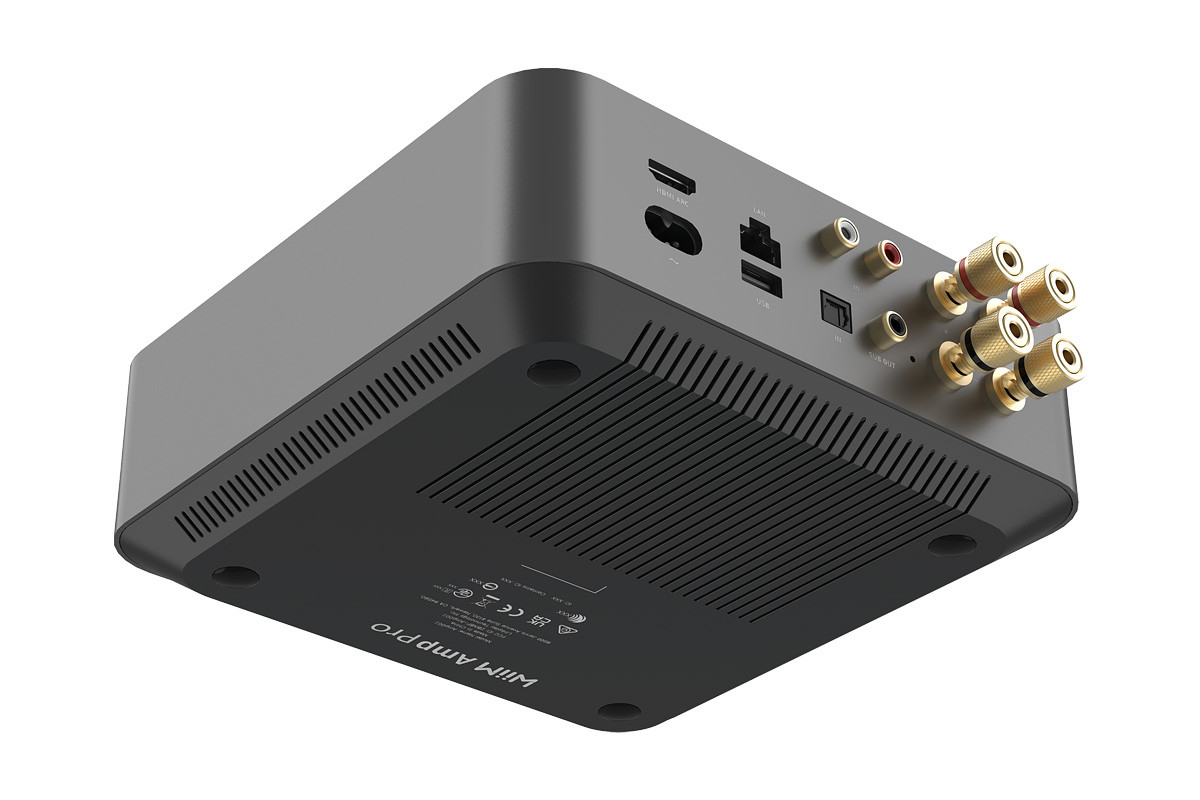 WiiM Amp Pro ダークグレー WiiM Amp Pro Dark Grey - system audio typu 