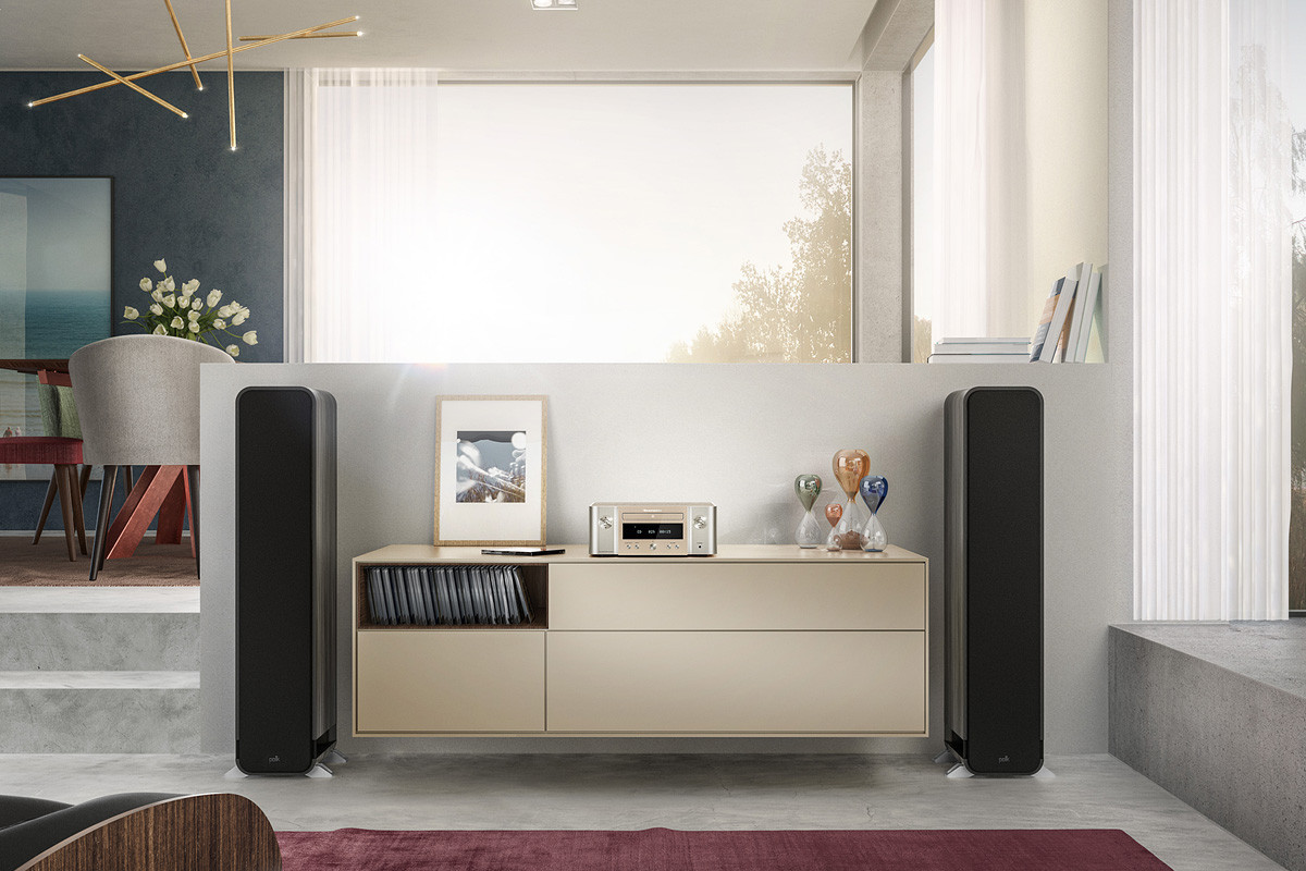 Marantz Melody | M-CR412 Silver/Gold - amplituner stereo z odtwarzaczem CD