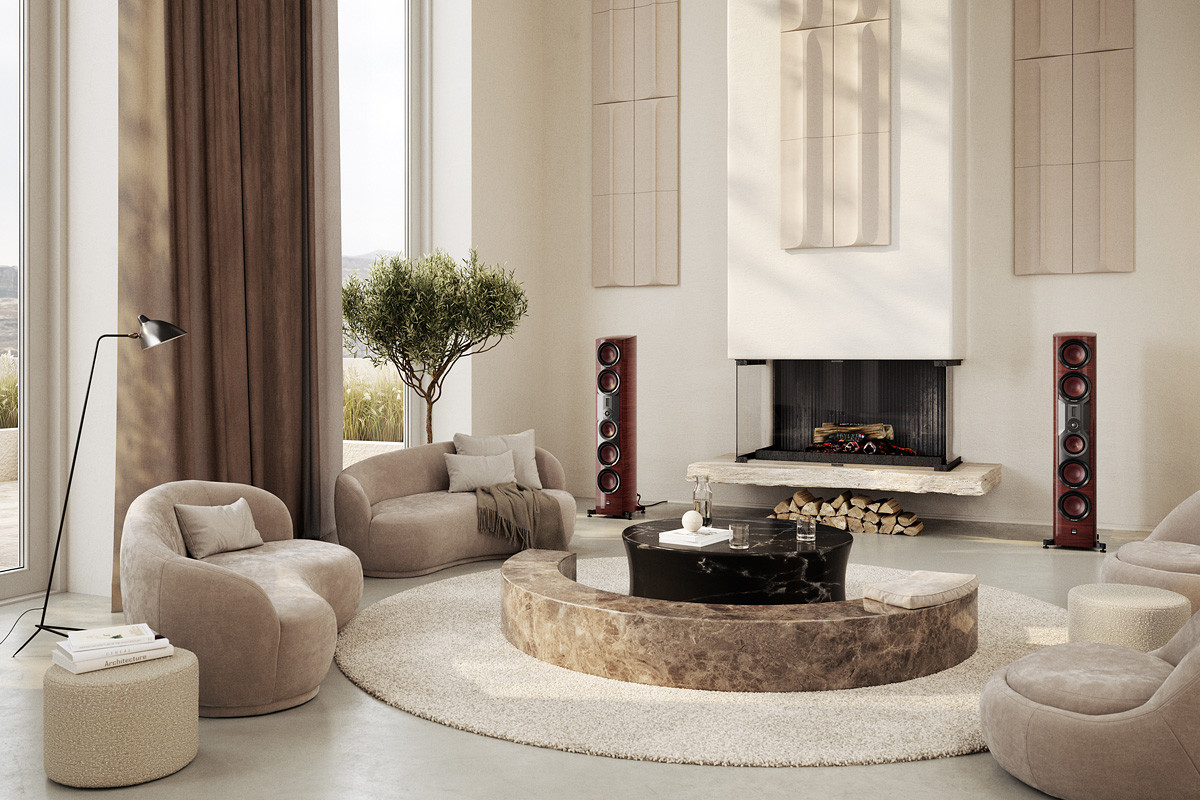 Dali Epikore 11 Maroon High Gloss Lacquer - kolumny podłogowe