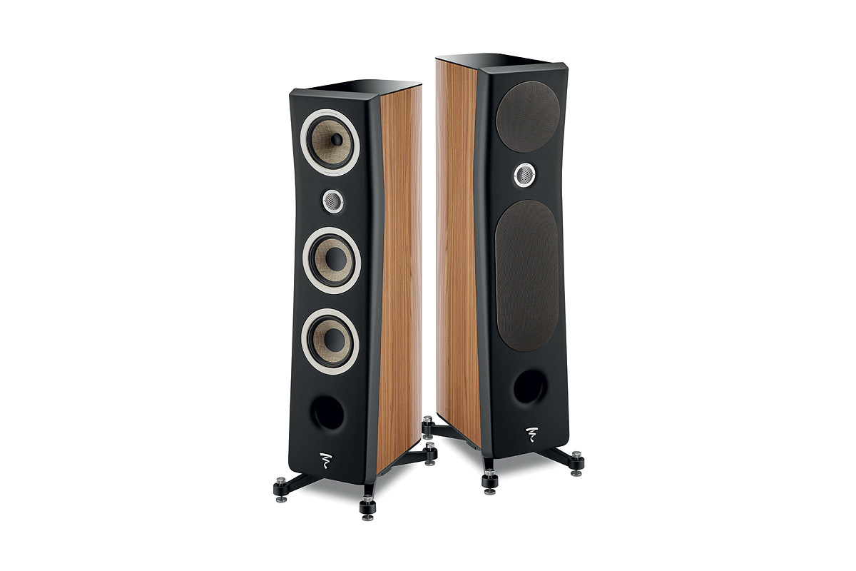 Focal Kanta Nº2 Walnut High Gloss | Black Mat - kolumny podłogowe