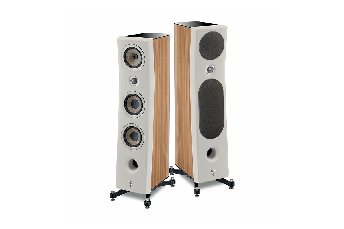 Focal Kanta Nº2 Walnut High Gloss | Ivory Mat - kolumny podłogowe