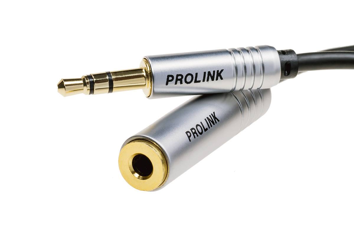 Prolink Futura Slim FSL 207/2 - przedłużacz mini jack 3,5 mm stereo o długości 2 m