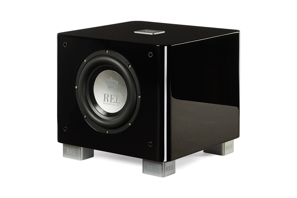 REL T/7x Black Piano - subwoofer aktywny