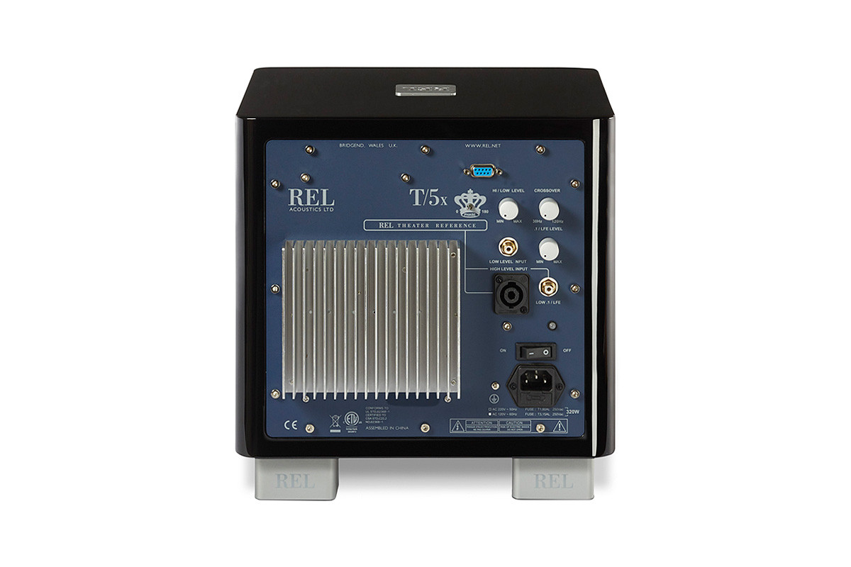 REL T/5x Black Piano - subwoofer aktywny