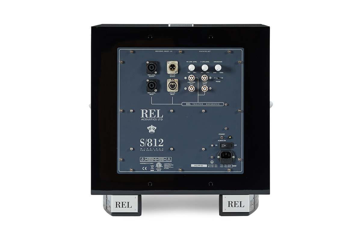 REL S/812 Black Piano - subwoofer aktywny