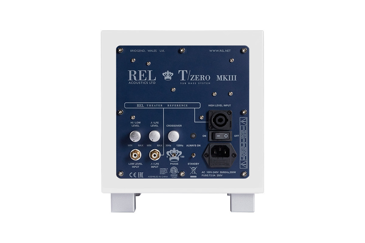 REL Tzero MKIII White Piano - subwoofer aktywny REL Tzero MKIII White Piano - subwoofer aktywny