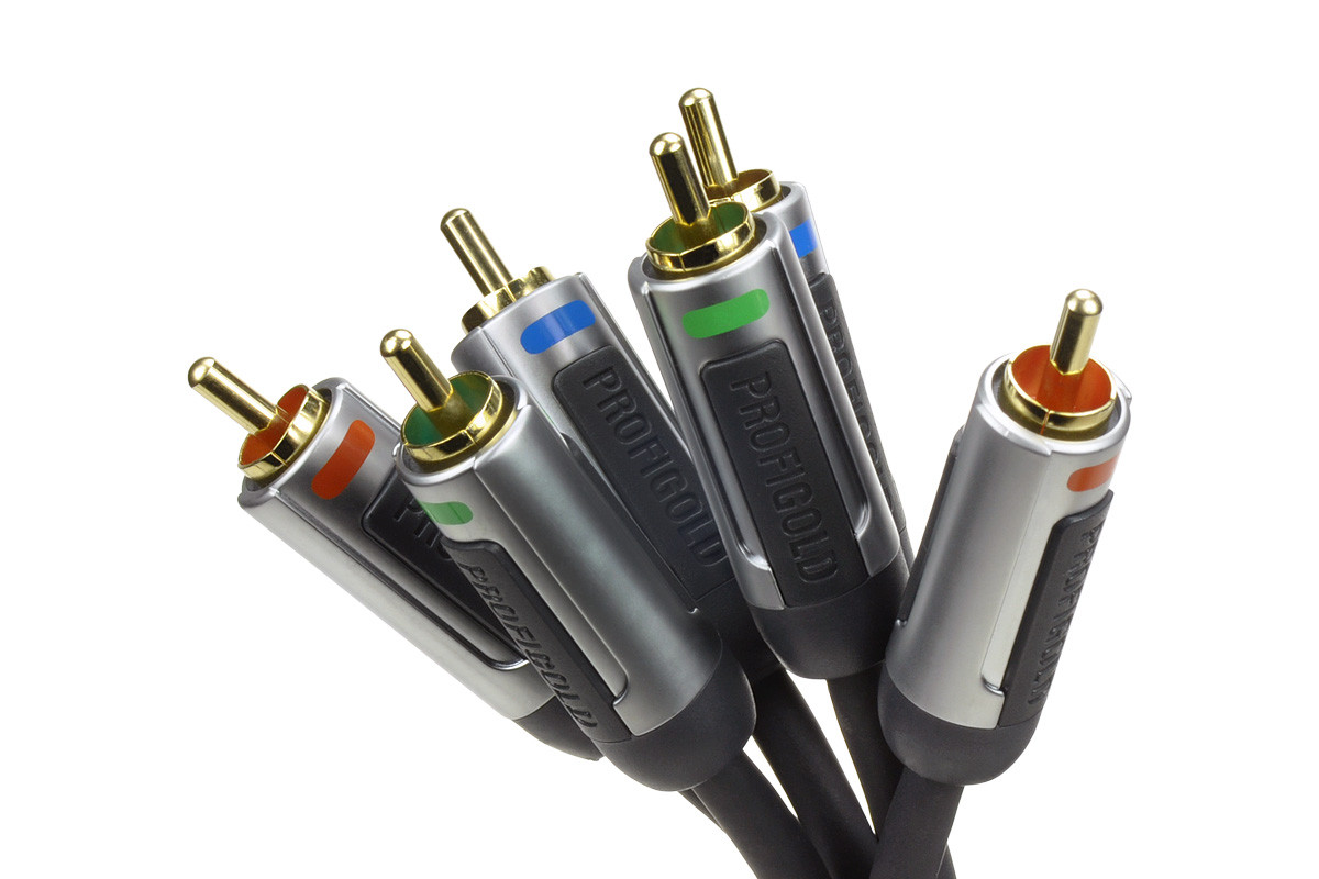 Profigold PROV3301 - przewód 3xRCA/3xRCA Component Video o długości 1 m