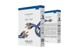 Inakustik Premium Phono - przewód 2xRCA/2xRCA | interkonekt stereo z żyłą uziemiającą o długości 1,5 m