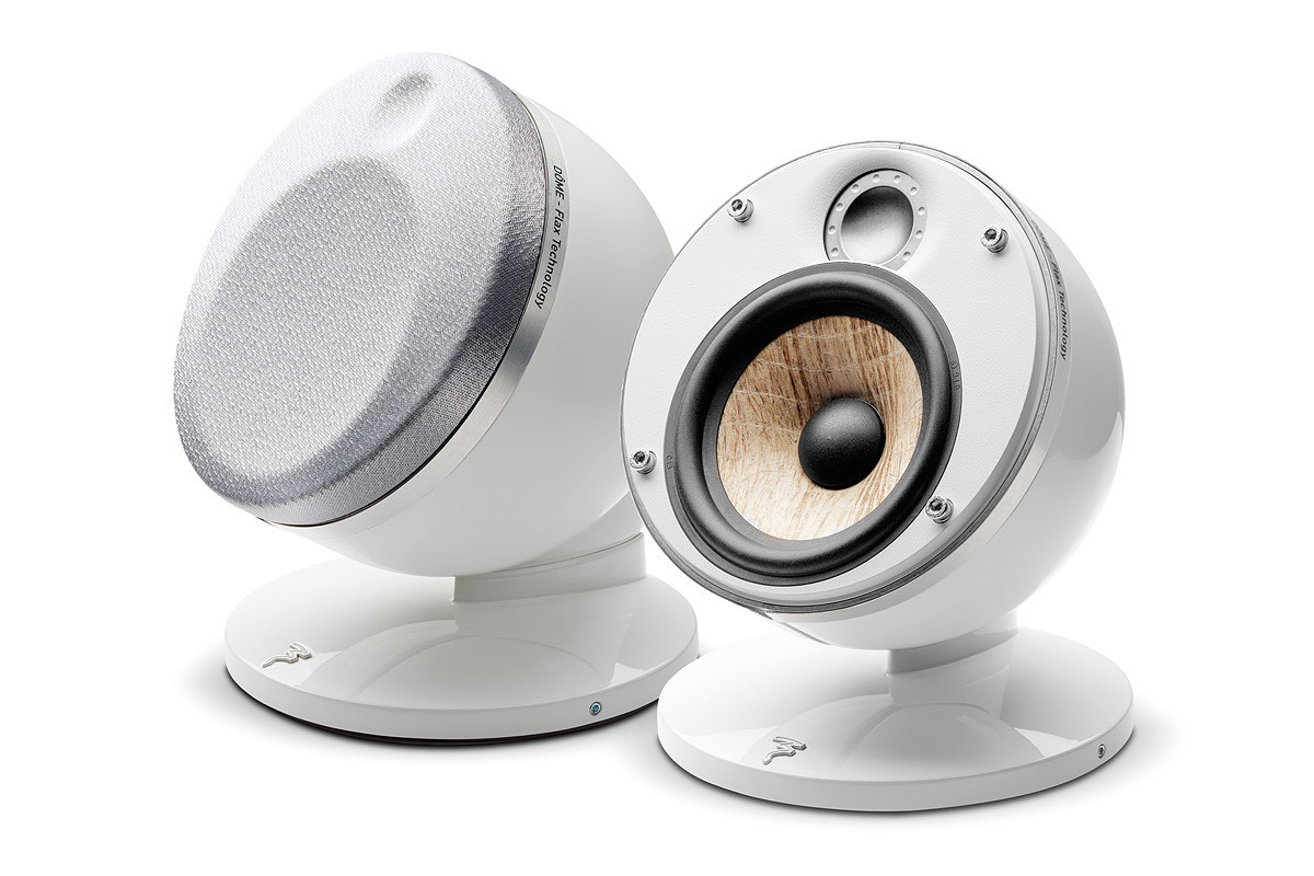 Focal Dome Flax SAT Diamond White - kolumna podstawkowa - satelita