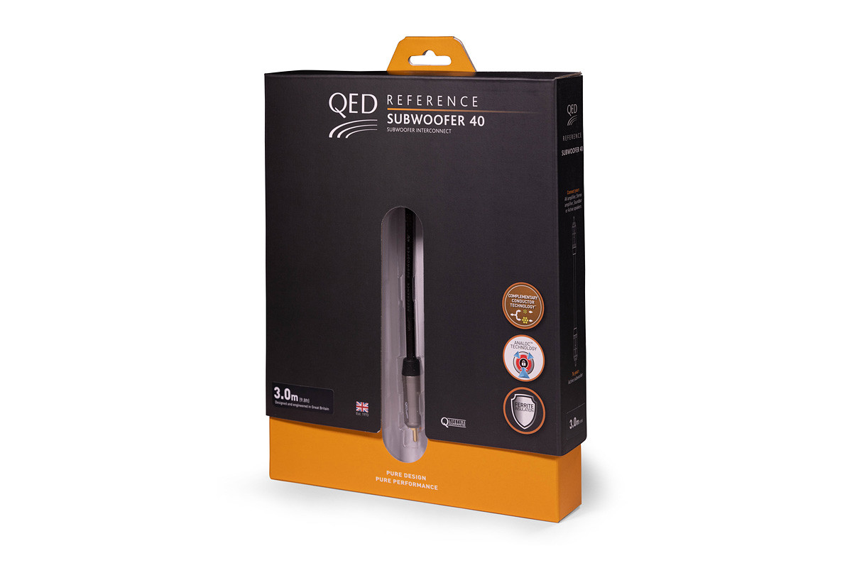 QED Reference Subwoofer Cable - przewód do subwoofera 1xRCA/1xRCA o długości 6 m