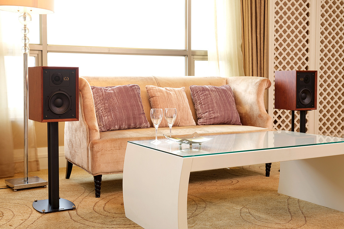 Wharfedale Denton 85th Antique Walnut - kolumny podstawkowe