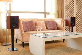 Wharfedale Denton 85th Mahogany Red - kolumny podstawkowe