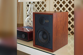 Wharfedale Denton 85th Mahogany Red - kolumny podstawkowe