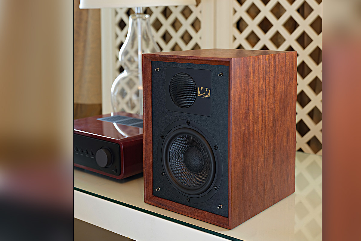 Wharfedale Denton 85th Mahogany Red - kolumny podstawkowe