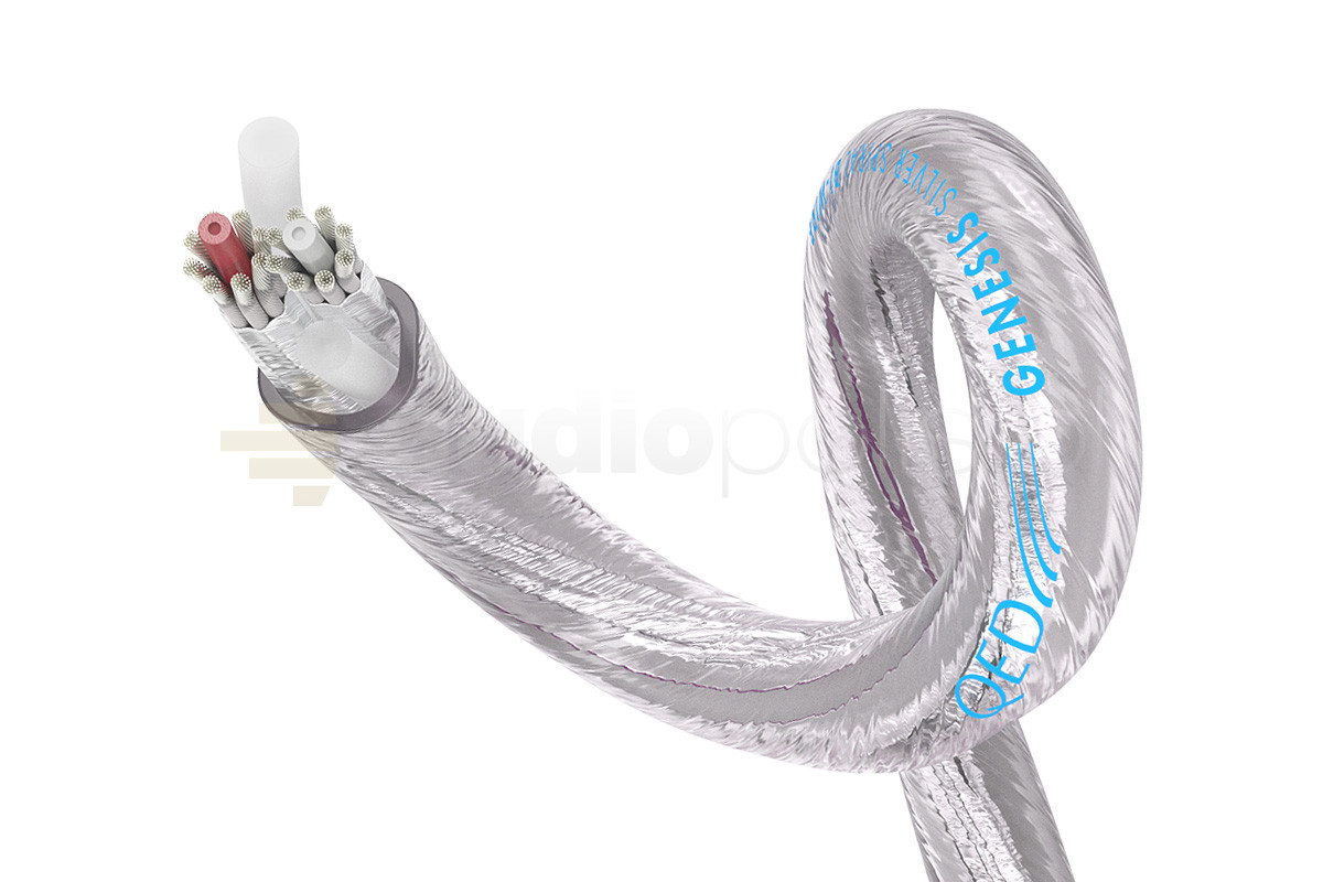 QED Signature Genesis Silver Spiral - kabel głośnikowy | konfekcjonowany 2x 5 m
