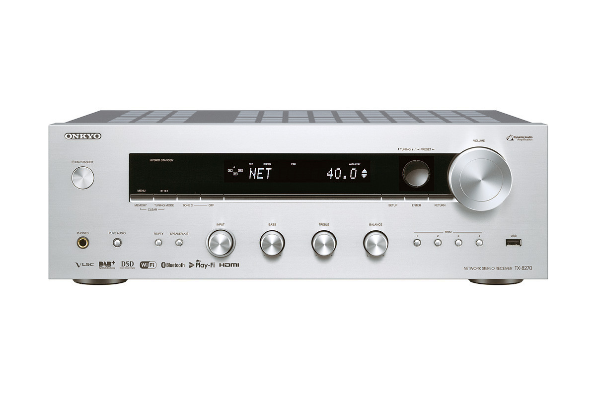 Onkyo TX-8270 Silver - amplituner stereo