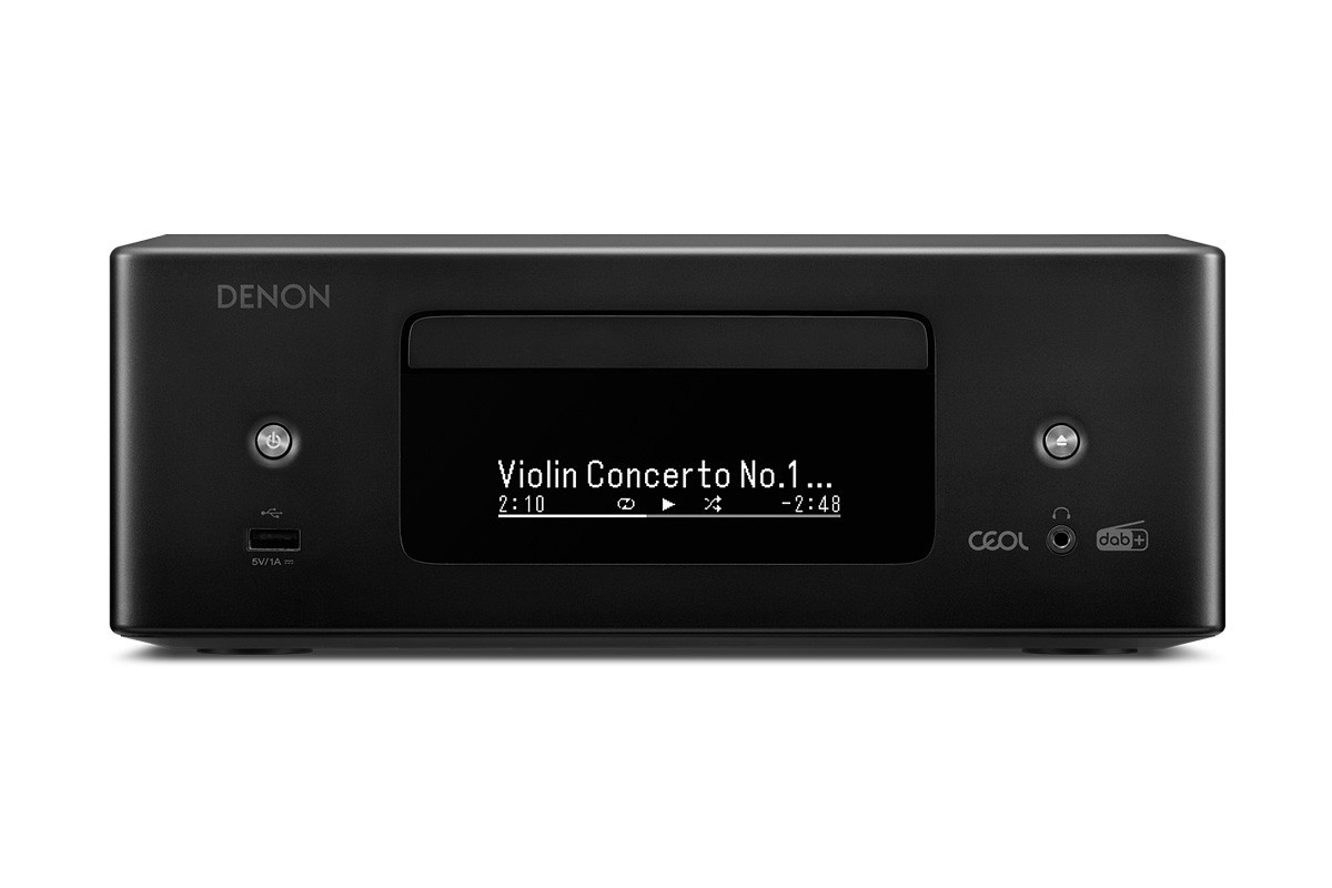 Denon CEOL N12DAB Black - sieciowy mini system audio z odtwarzaczem CD