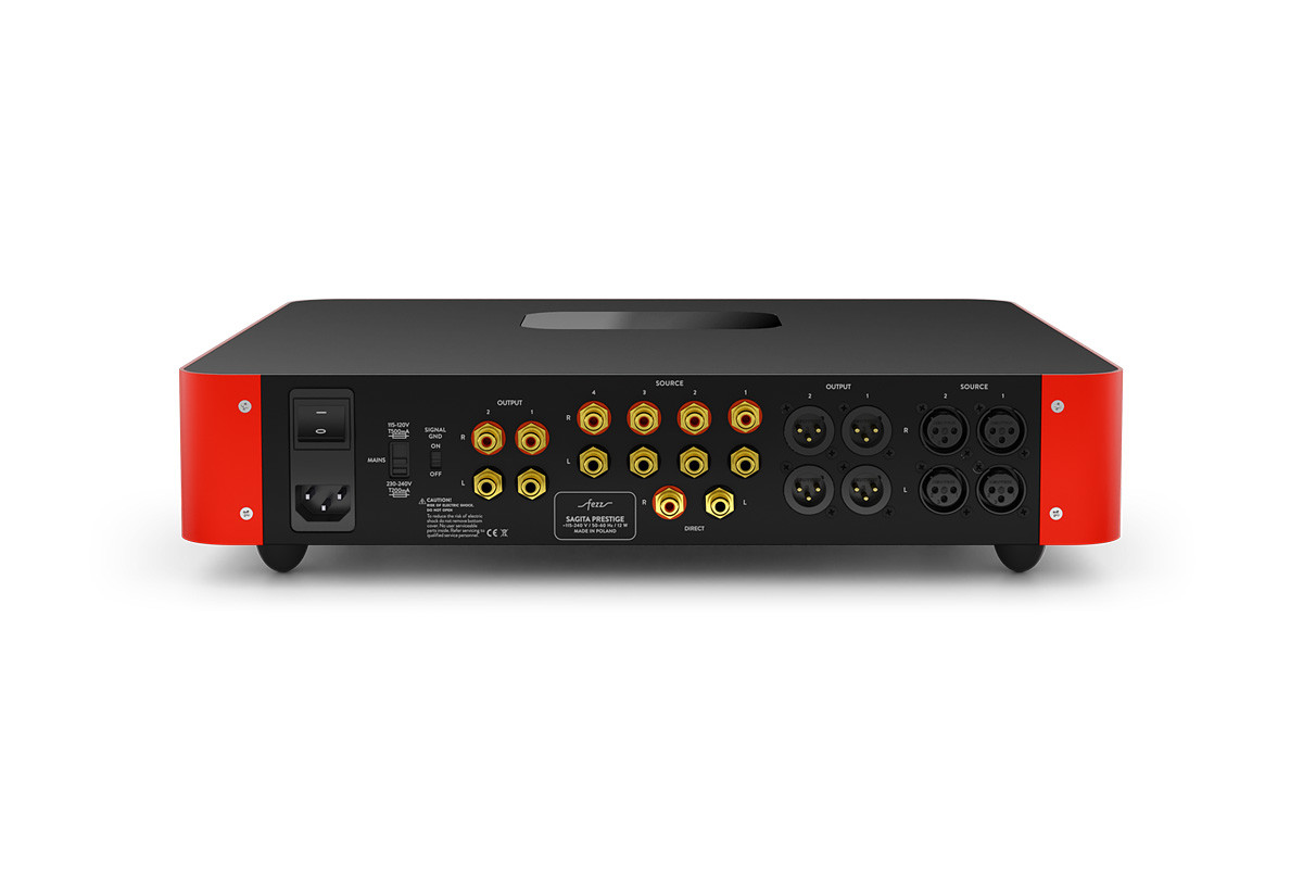 Fezz Sagita Prestige EVO Burning Red - przedwzmacniacz stereo