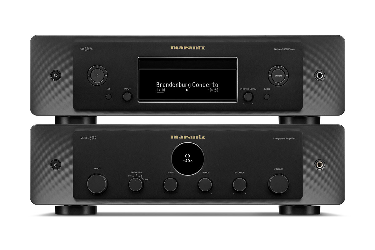 Marantz MODEL 50 | CD 50n Black - zestaw stereo