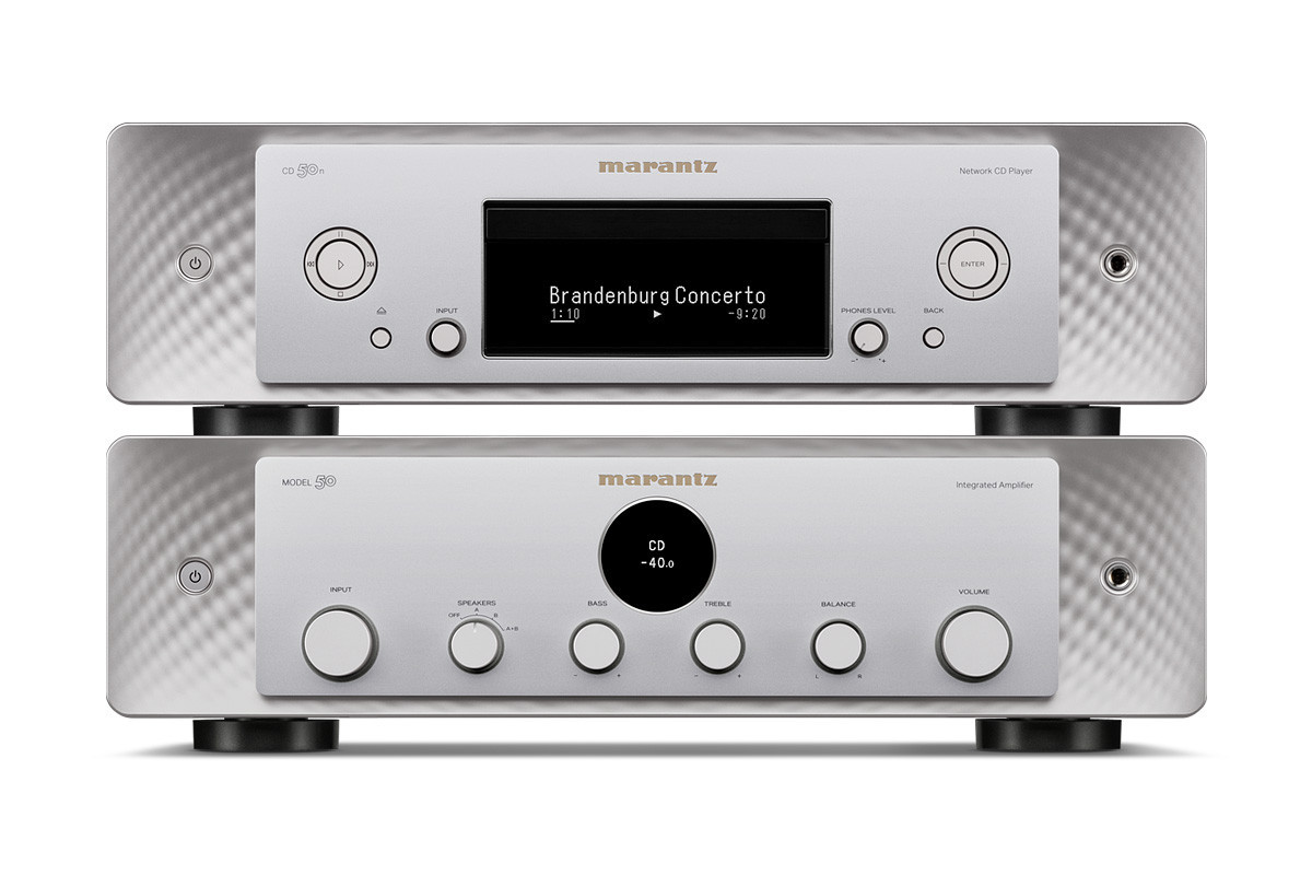 Marantz MODEL 50 | CD 50n Silver/Gold - zestaw stereo