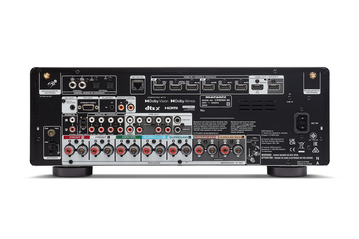 Marantz CINEMA 60 Black - amplituner wielokanałowy