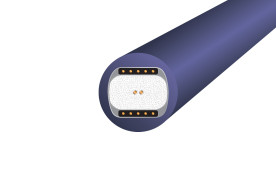 Wireworld Ultraviolet® 8 Coaxial | UVV 8/1 - przewód 1xRCA/1xRCA typu coaxial o długości 1 m Wireworld Ultraviolet® 8 Coaxial | UVV 8/1 - przewód 1xRCA/1xRCA typu coaxial o długości 1 m