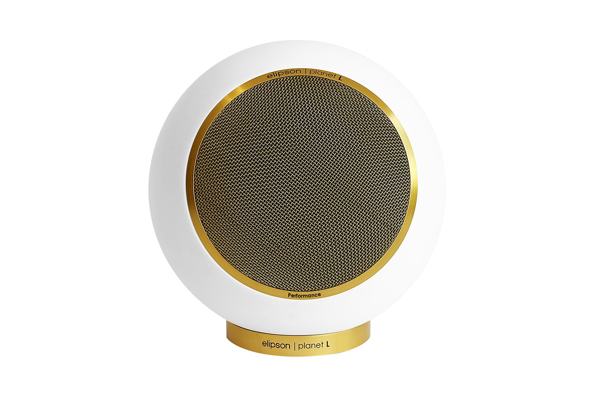 Elipson Planet L Performance Matt White | Gold - kolumny podstawkowe