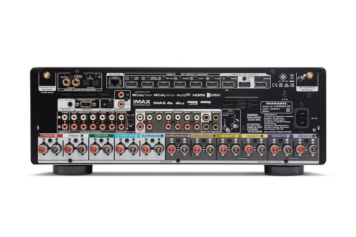 Marantz CINEMA 50 Silver/Gold - amplituner wielokanałowy