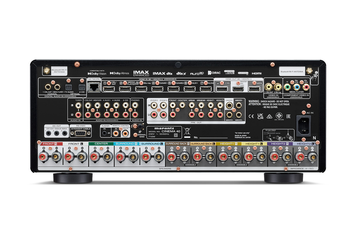 Marantz CINEMA 40 Black - amplituner wielokanałowy Marantz CINEMA 40 Black - amplituner wielokanałowy