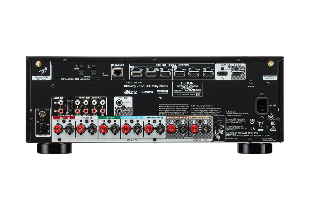 Denon AVR-S970H - amplituner wielokanałowy