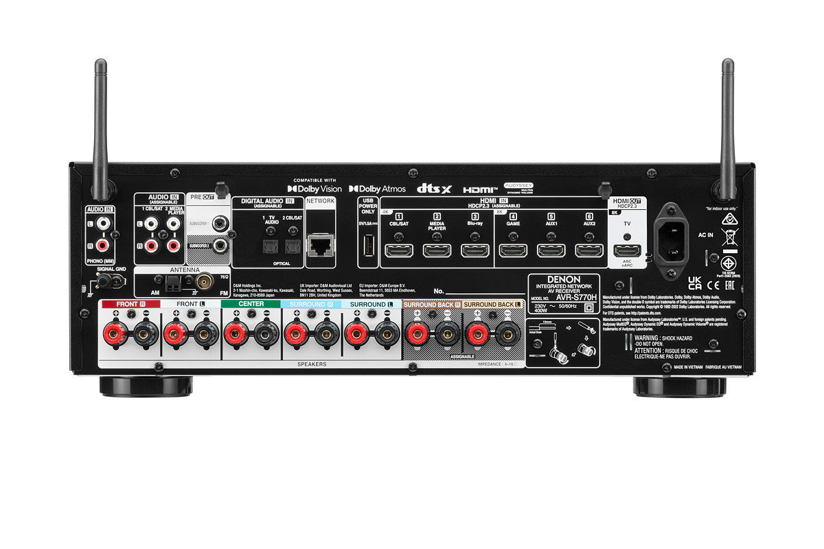 Denon AVR-S770H - amplituner wielokanałowy